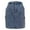 Blue, variant on Women's Elastic Waist Denim Skirt - Cargo Pocket Hip Hugging Skirt, Casual Club Party, S-XXL