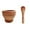 A, variant on Kitecy Wooden Mortar And Pestle Wooden Mortar Pestle Set Manual Grinder Crusher Herbs Spices Garlic Natural Material Kitchen Tool , Herbal Medicine Grinder Manual Spice Crusher