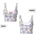 thumbnail image 6 of Uemuo Sea Turtles Pattern Women's Sports Bra - High Impact Support, Breathable, and Comfortable Athletic Bra for Running, Yoga, and Workouts, 6 of 9