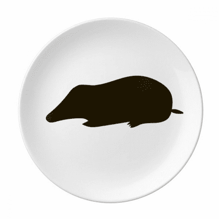 

Black Mole Animal Portrayal Plate Decorative Porcelain Salver Tableware Dinner Dish