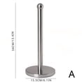 thumbnail image 2 of Paper Towel Holder Countertop, Standing Paper Towel Roll Holder for Kitchen Bathroom, Paper Towel Holder Stand, Stainless Steel Paper Towel Holder, 2 of 5