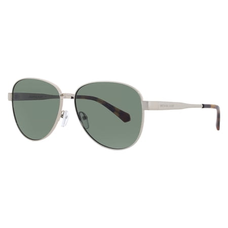 Michael Kors Biarritz Green Pilot Ladies Sunglasses MK1160 10143H 61