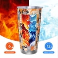 thumbnail image 5 of Salouo Cat Paws Print 20oz Tumbler with Lid,Stainless Steel Vacuum Insulated Tumbler Durable Insulated Coffee Mug Thermal Cup with Splash Proof Sliding Lid-Without Straw, 5 of 8