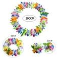 thumbnail image 6 of 1 Set Thickening Vibrant Color 80Pcs Flower Hawaiian Garland Hawaiian Flowers Necklace Headband Bracelets Lei Party Supplies, 6 of 7
