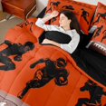 thumbnail image 4 of jejeloiu Rugby Ball Gamer 7pcs Bedding Comforter Set,Football Sport Games Queen Bedding Sets For Kids Reversible, 4 of 8