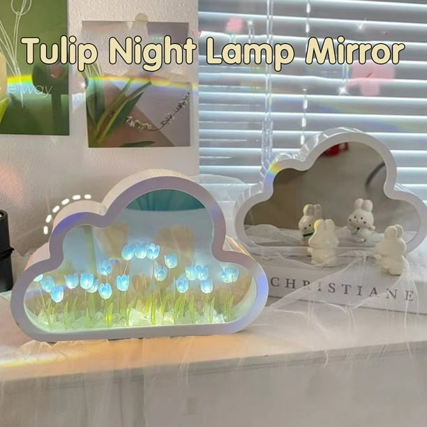 Lutabuo Bricolage Fleur Table Lumière Ornement Lumineux Forme De Nuage  Cadeaux Créatifs Pour Les Amis 