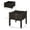 Matte Brown#0, variant on Outdoor Garden Arch Outsunny 2 Piece Raised Garden Bed with Legs, Self-Watering Planter Box Raised Bed to Grow Flowers, Herbs & Vegetables, Gray,Wooden Garden Arch