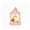 B, variant on Christmas Handheld Lantern, Lighted Holiday Decor, Portable House Shaped Seasonal Light for Mantels Shelves Windows, Plastic and Electronic Components Build with Easy Handling