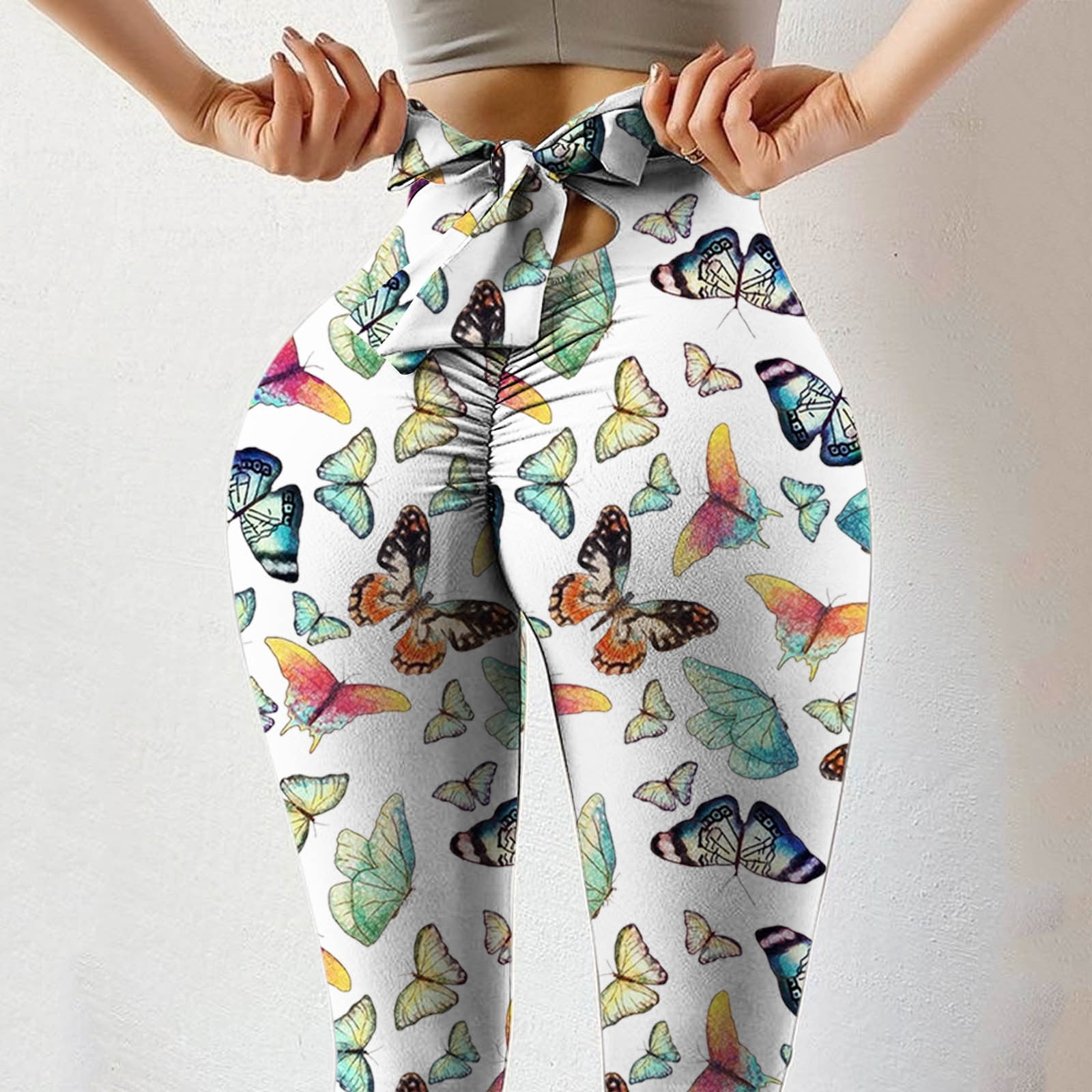 versace butterfly pants