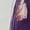Purple, variant on Elegant Rose Flower Cinched Waist Maxi Dress for Women