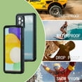 thumbnail image 6 of Decase for Samsung Galaxy A53 5G Case Waterproof, with Built in Screen Protector Shockproof 360˚ Full Body Heavy Duty Protective Anti-Scratched Rugged Phone Case for Samsung A53 5G 2022, Black, 6 of 13