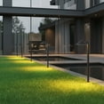 thumbnail image 6 of C Cattleya 12-Pack 26.25inch 5W Low Voltage Matte Black Aluminum LED Outdoor Landscape Path Lights, 6 of 8