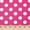 Fuchsia / White, variant on Polka Dot Large Printed Fabric Aqua / White 100% Cotton 58/60" Wide Sold By The Yard