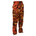 thumbnail image 1 of Rothco Orange Camo BDU Pants - 8865, 1 of 5