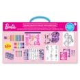 thumbnail image 2 of Barbie Pink Deluxe Creativity Fun Set with Carry-Case, Over 500 Pieces, 2 of 10