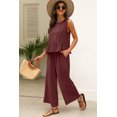 thumbnail image 2 of Chic and Comfortable Solid Color Ribbed Lounge Set for Daily Wear - Perfect for Summer - [ZhiHiMeRi] | (US 8-10)M, 2 of 12