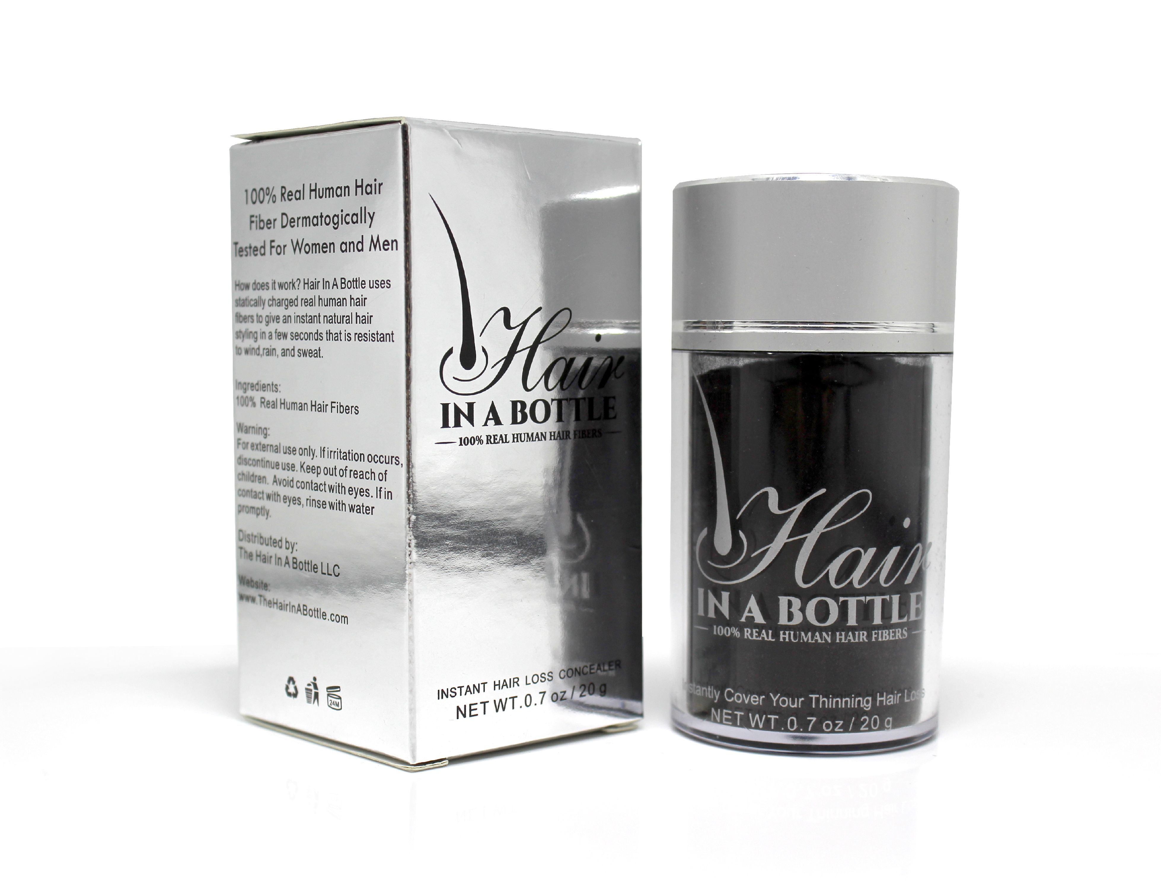 The Hair In A Bottle Real Hair Fibers Black 20g