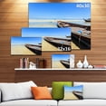 thumbnail image 3 of Traditional Thai Boat on Beach - Seashore Canvas Art Print, 3 of 4