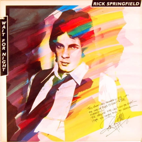 Rick Springfield ‎– Wait For Night (Vinyl)