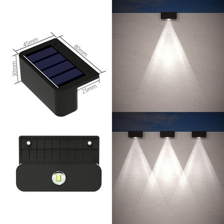 

Pvdgvd Solar Outdoor Wall Lamp Small Courtyard Wall Terrace Decoration Wall Washing Lamp Homestay Layout Lamp Wall Lamp 1Led Back To School Supplies