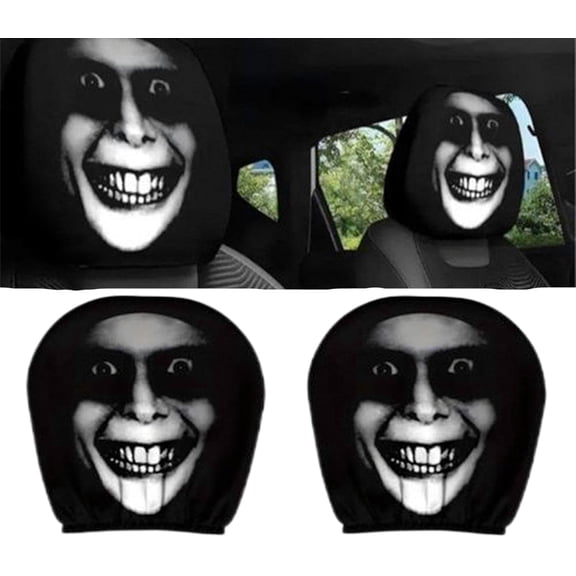Car Headrest Cover, 2-Pack Seat Protector for Auto, SUV and Vehicle