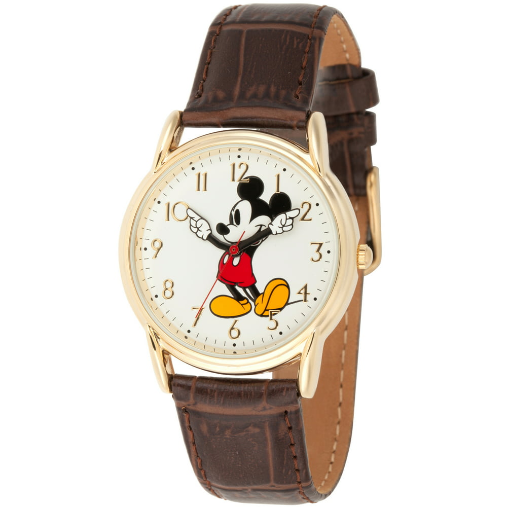Disney Mickey Mouse Men's Gold Cardiff Alloy Watch