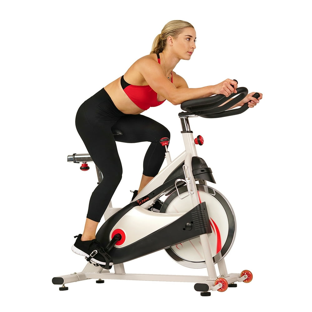 sunny health & fitness flywheel chain drive pro indoor bike