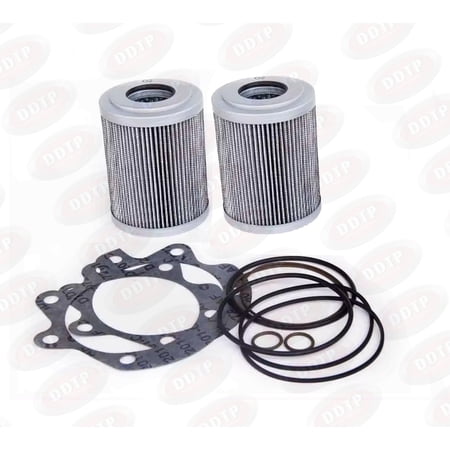 Twin Oil Filter Kit 4" for Allison Transmission 3000 and 4000 Series 2" Sump w/ Seals and Gaskets (29558328)