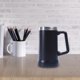 thumbnail image 1 of Taza de café de acero inoxidable , vaso de camping al vacío, taza térmica de viaje de doble pared de 24 , para viajes en automóvil de Negro Soledad Taza de café, 1 of 9