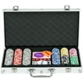 thumbnail image 1 of Soozier 300 PCS Poker Chips Set, Holdem Poker Set with Mat, Aluminium Case, 1 of 10
