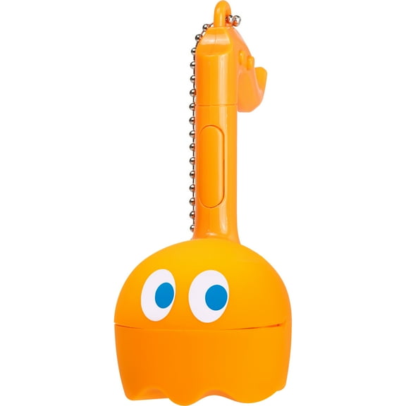 Otamatone Melody Original PAC-Man Electronic Portable Music Toy Player Synthesizer from Japan by Maywa Denki Officially Licensed Merchandise with English Instructions Keychain Accessory - Clyde