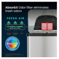 AutoStep 13 Gallon Automatic Step Sensor Trash Can with AbsorbX Odor