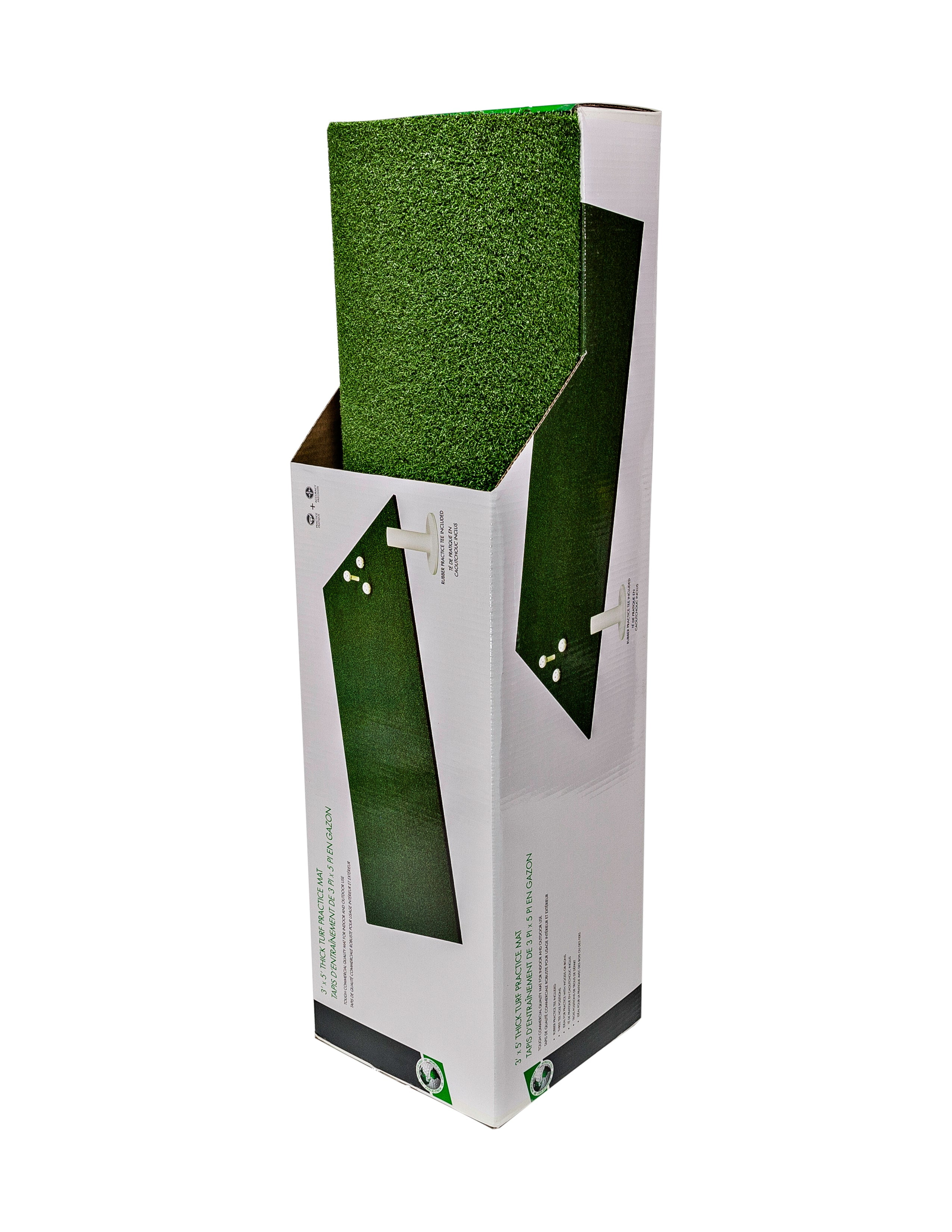 Jef World of Golf 3' x 5' Thin Turf Golf Practice Mat