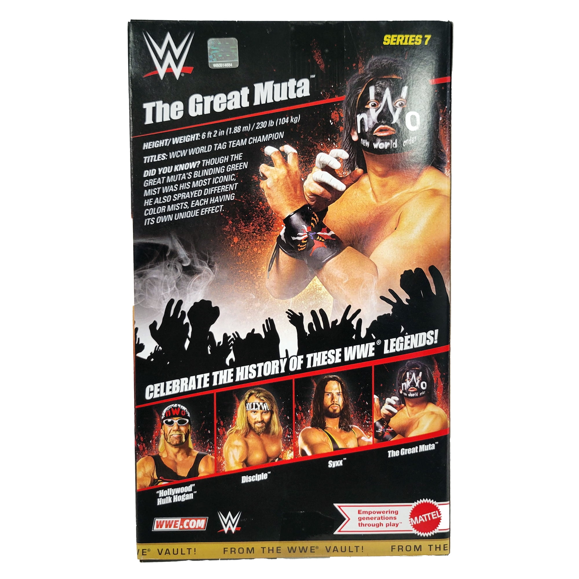 (Chase Variant - Japanese Characters) Great Muta - WWE From the Vault Ringside Exclusive Series 7 Mattel WWE Toy Wrestling Action Figure