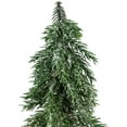 thumbnail image 6 of Northlight Frosted Icy Pine Tree with Log Base Christmas Decoration - 7.5", 6 of 6
