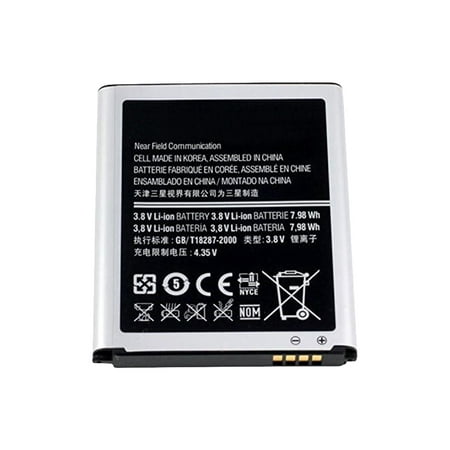 Replacement Battery For Samsung Galaxy S3 Verizon Mobile Phones - EB-L1G6LLA (2100mAh, 3.8V, Lithium (Best Price For Samsung Galaxy S3 Mini)