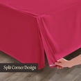 thumbnail image 5 of SGI Bedding 10 Inch Pleated Bed Skirt | Microfiber Bed Skirt | Fade Resistant, Wrinkle Free, Anti-static, Decorative, Extra Storage Space, Clutter-Free | Queen, Hot Pink, 5 of 8