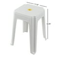 thumbnail image 2 of Kekow 6-Pack 18.7 inch Height Home Plastic Stool, Square Portable Stackable Plastic Seat Stool, White, 2 of 7