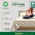 thumbnail image 4 of THREAD SPREAD Queen Pillow Cases Set of 2 - 100% Organic Cotton Pillowcases Queen Size - Crisp, Cooling Percale Weave Pillowcase (Ivory), 4 of 7