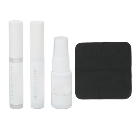 Peel Off Tint, Smudge Proof 4 In 1 Peel Off Lip Stain Easy To Color For