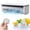 white, variant on Portable Wireless Charging Air Conditioner, Mini Portable Air Conditioner, Wall Mount No Window AC Unit, Ductless Mini Split AC, Remote Quiet Cooling, Rechargeable Bedroom Kitchen (Drak Gray)