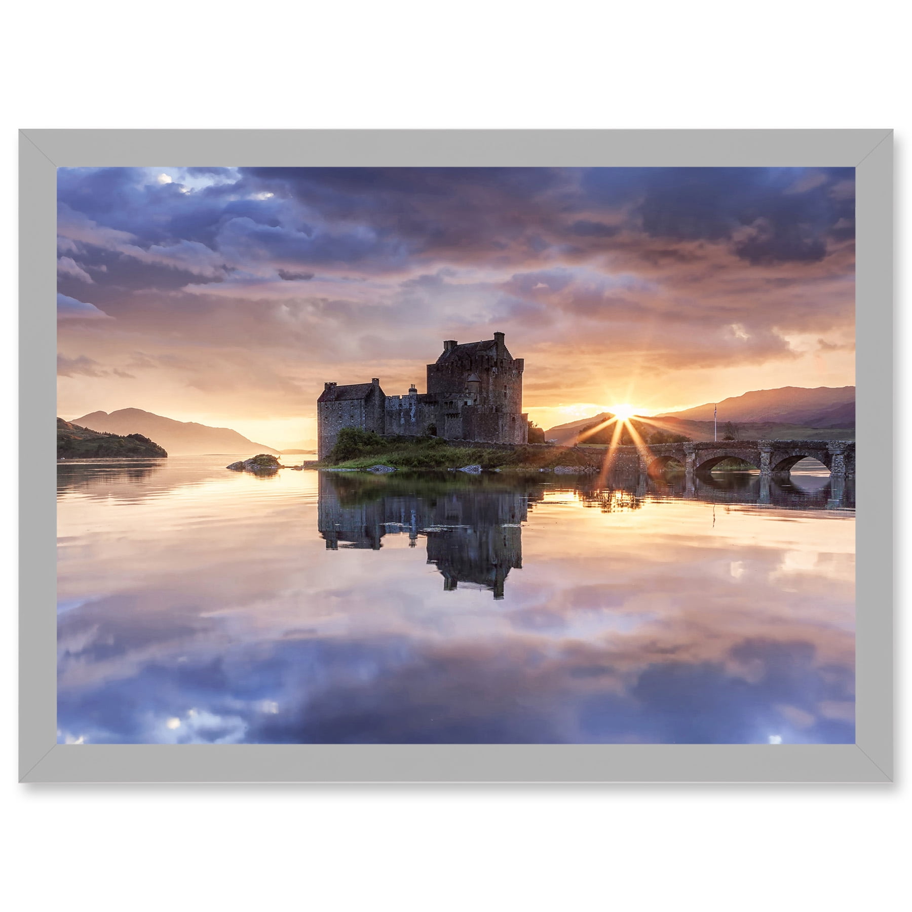Syxaxis Eilean Donan Castle Kyle Lochalsh Scotland Photo Artwork Framed