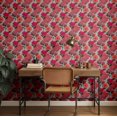 thumbnail image 3 of S4Sassy Papier Peint Amovible Imperméable Inspiré de la Nature, Finition Texturée, Roses Modernes Audacieuses pour Murs, Armoires, Commode, Rouleau de Papier Peint Vinyle Auto-Adhésif - Rose (25"X 120 Pouces), 3 of 8