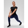 thumbnail image 5 of CRZ YOGA Softembrace High Neck Tops for Women Soft Casual Shirts Basic Short Sleeve T-Shirt, 5 of 8