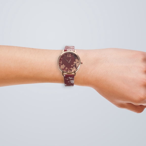 Masteelf Elegant Ladies Watch Comfortable Watch Fashion Watch Man 23.3X3.5CM Red