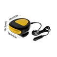 thumbnail image 2 of Car Heater 150W 12V Car Defogger Heater Fan Portable Car Defroster w/ 2 in 1 Cooling & Heating Car Windshield Defogger Handheld Auto Windscreen Defroster Auto Anti-Fog Heater, 2 of 7