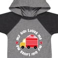 thumbnail image 4 of Inktastic My Gigi Loves Me Valentine Truck Boys or Girls Baby Bodysuit, 4 of 5