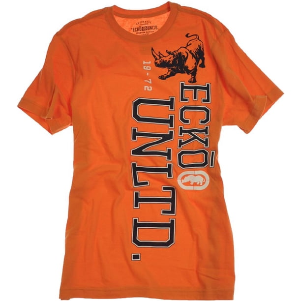 Ecko Unltd. Camiseta gráfica Topper Core para hombre, naranja, extragrande