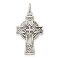 thumbnail image 1 of 925 Sterling Silver Antiqued Small Celtic Cross Shaped Pendant, 1 of 2
