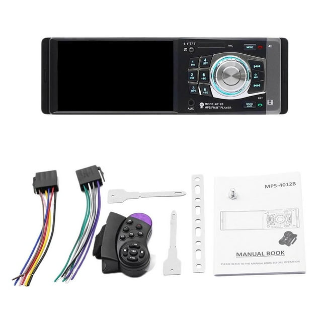Reproductor MP5 para Automóvil con de 4.1 Pulgadas, Compatible con / broadcast FM / USB / TF / AUX 1 Din Radio para Automóvil Estéreo yotijar Reproductor de radio MP5 CAR MP5